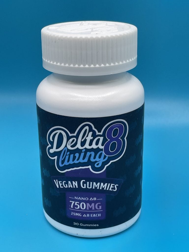 delta 8 living calming vegan gummies