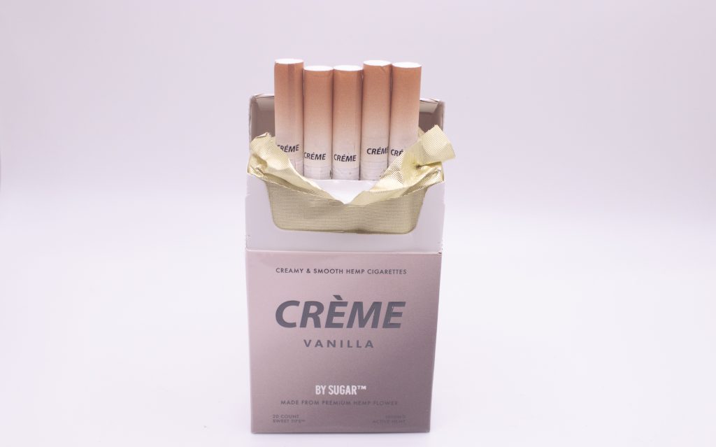 CRÈME by Sugar Vanilla Hemp Cigarettes Review