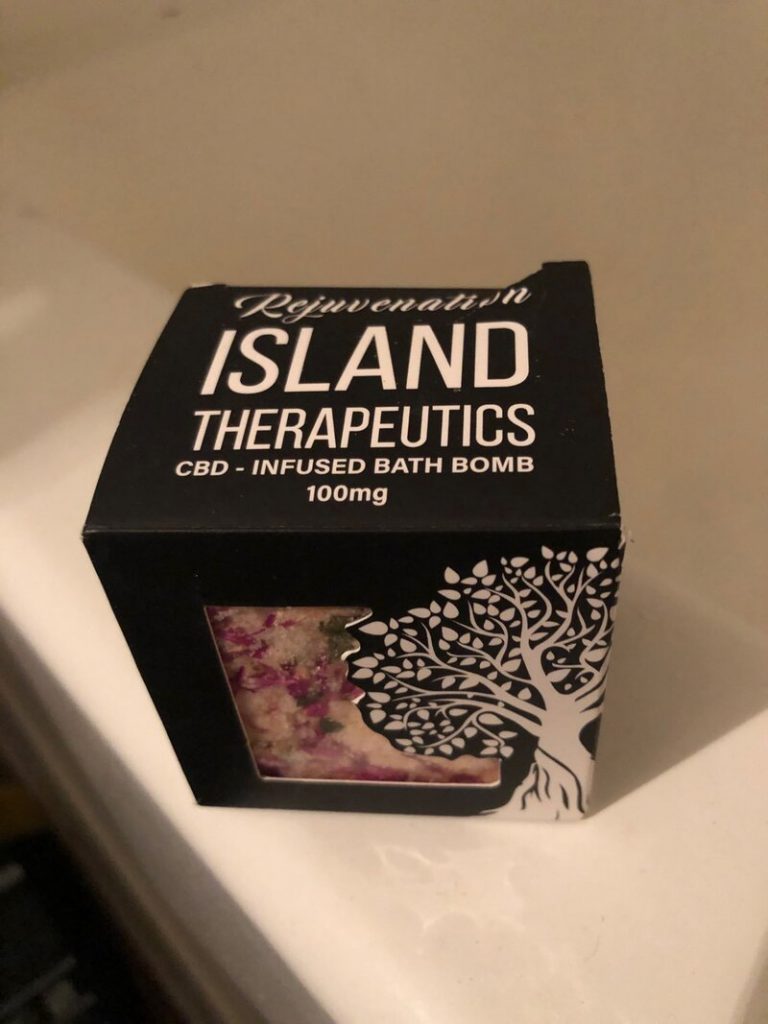 Island Therapeutics CBD Infused Bath Bomb