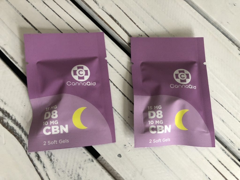 CannaAid D8 Soft Gels with CBN