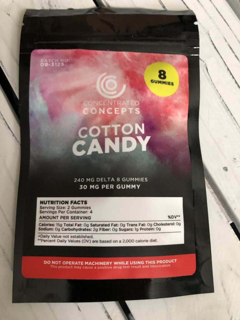D8 Cotton Candy Gummies